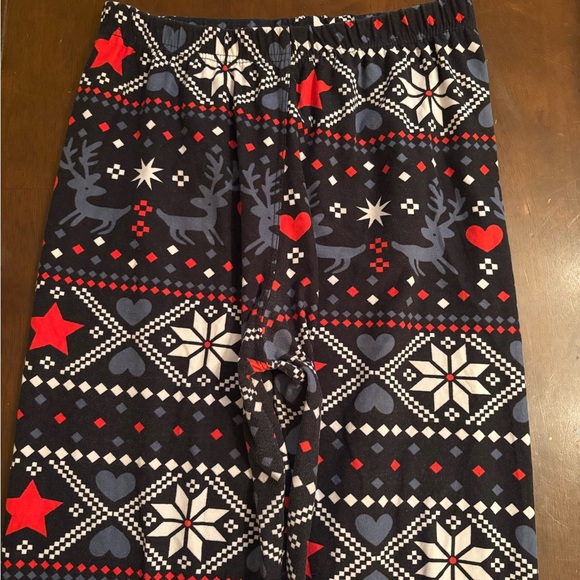 Agnes & Dora woman’s leggings S/M high waisted soft holiday reindeer winter - Picture 2 of 3